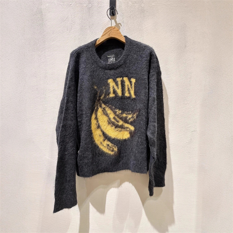 Gannishirt Women Designer Sweater Gannisweater Cardigan Knit Jumper Fruit Animal Pattern Knitwear Wooly Pullover Top Winter Trendy Streetwear Clothing