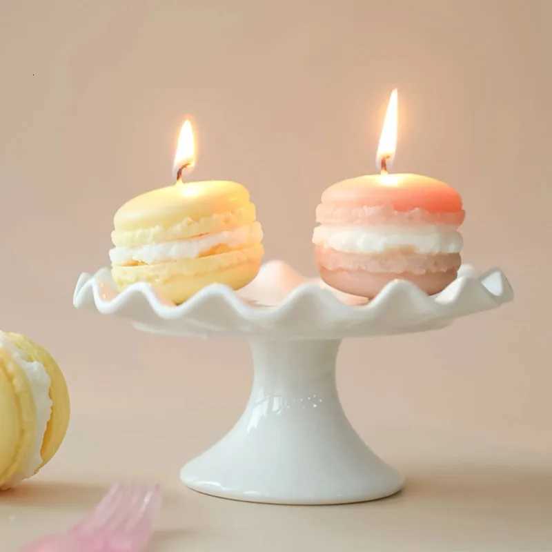 Decorative Scented Candle Nicelooking Bright Color Macaron Shape Aromatherapy Candles Shooting Props C251015