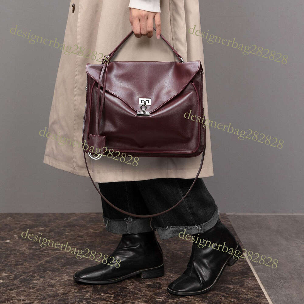 Designer Bag Tote Shoulder Bag Fashion Vegetable Tanned Soft Leather Light Luxury Women S Large Capacity Commuter High End Feel Messenger Versatile Cr
