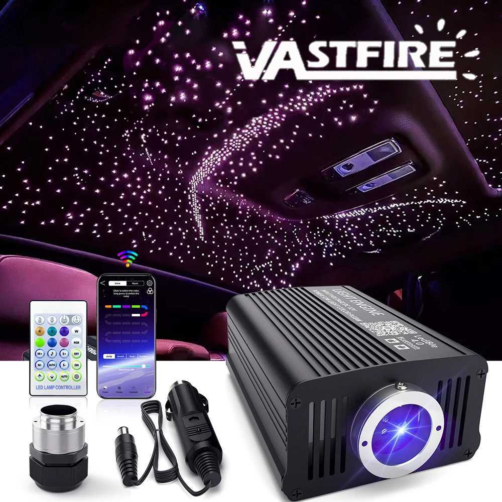 16W Twinkle Car Star Ceiling Light DC 12V Star Ceiling Fiber Optic Light Kit Atmosphere Ceiling Car Roof Star for Car Home Party X251015