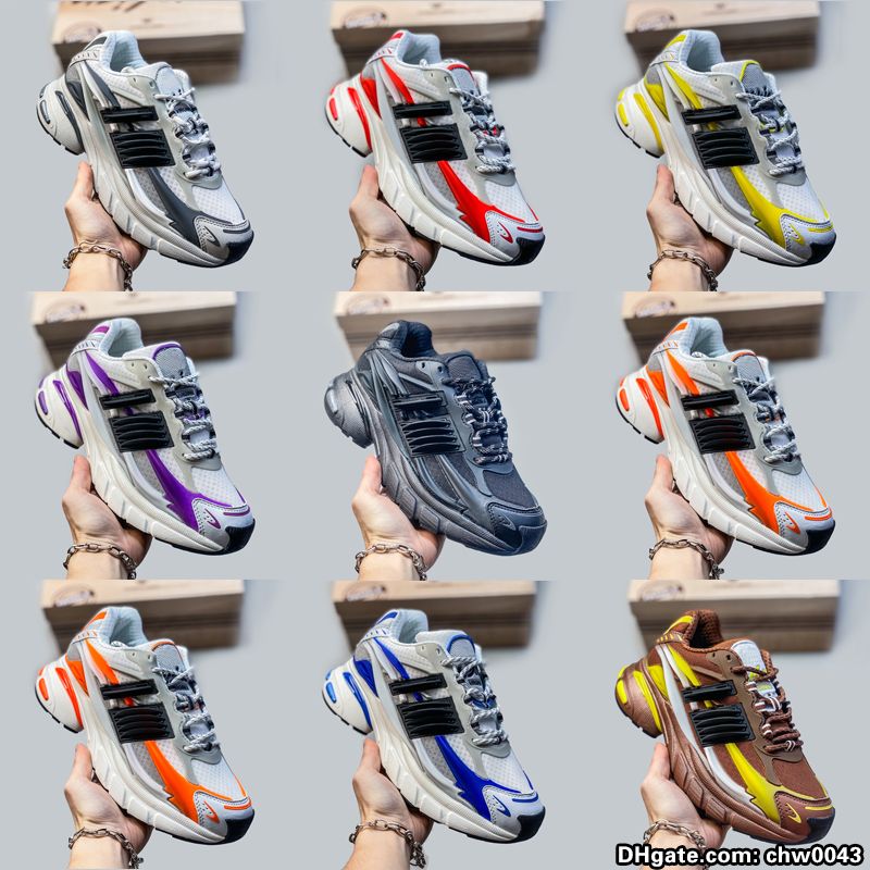 2026 Designer Luxury Running Shoes Pharrell Williams x Adistar Jellyfish Black-Orange Pink Black WhiteMen Women Big size 36-47 Sport Sports High Quality Sneakers