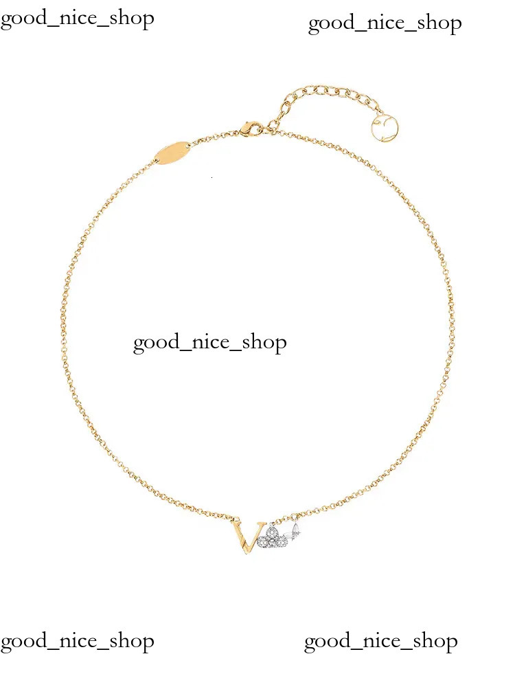 2025 AAA Hot Sales Lvs Necklace Designer Jewelry Men And Women Necklaces Wedding Necklace Jewelry Casual Luxury Classic Gold Sliver Necklace d77