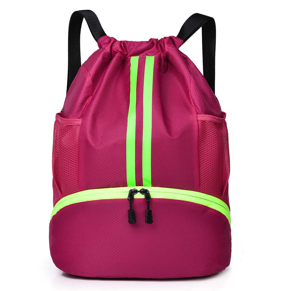 Tennis Backpack Dry Wet Separation Basketball Bag Shoe Compartment Storage Bag Wearresistant Tennis Bag Sports Backpack H251015