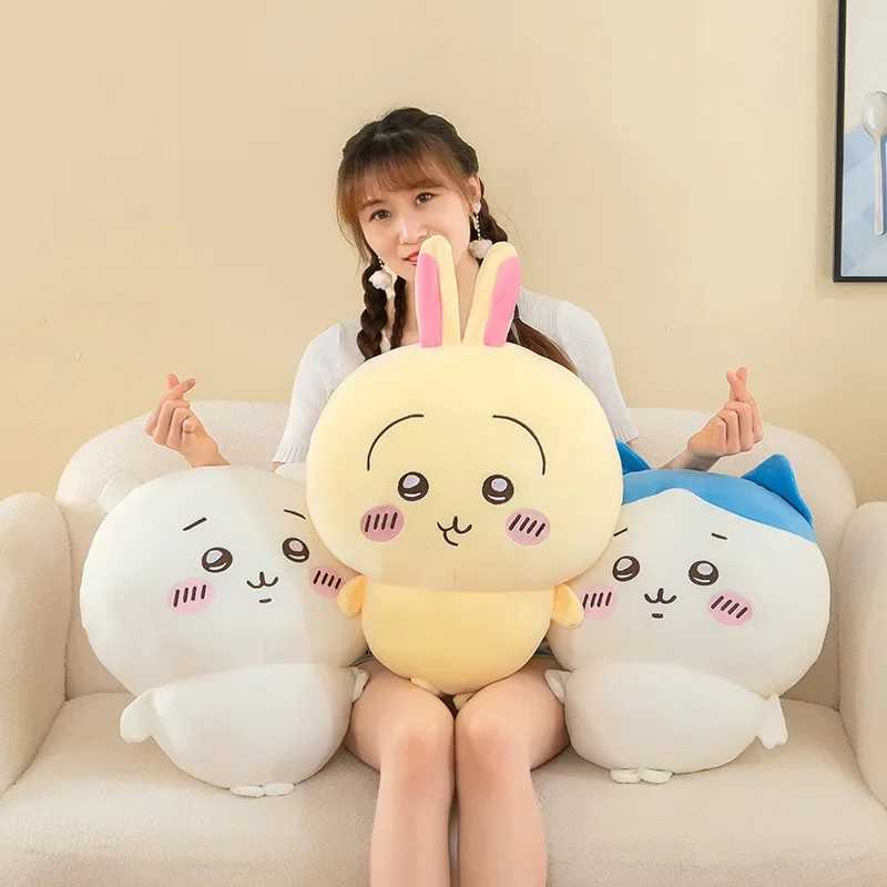 50cm Usagi Doll Chiikawa Cartoon Plush Toy Hachiware Plush Doll High Quality Oversized Pillow Girl Birthday Gift Super Cute W251114