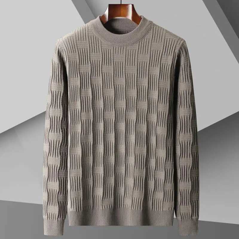 8XL 7XL 6XL 2023 New Fall Winter High End Turtleneck Sweater Men Soft Warm Mens Christmas Sweaters Casual Cashmere Pullover Man J251015