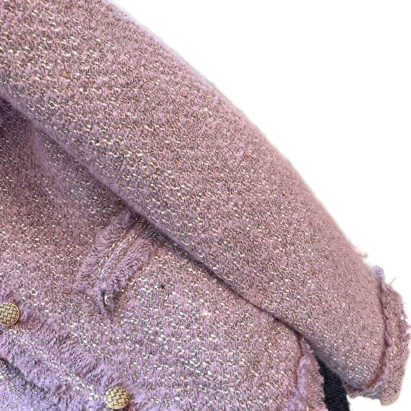 2025 Autumn/Winter New Top Purple French Style Coat Women's Designer Jacket Short Wear Elegant Social New design High end Luxury Petite Body Coat