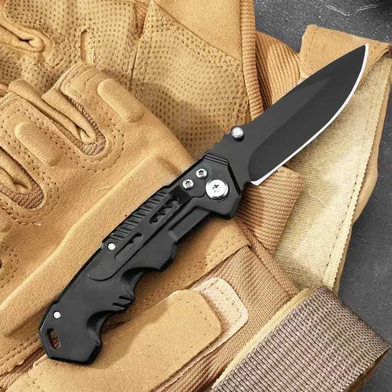 Stainless Steel Outdoor Mini Folding Knife High Hardness Defensive Folding Knife Multipurpose Camping Survival Knife H251015
