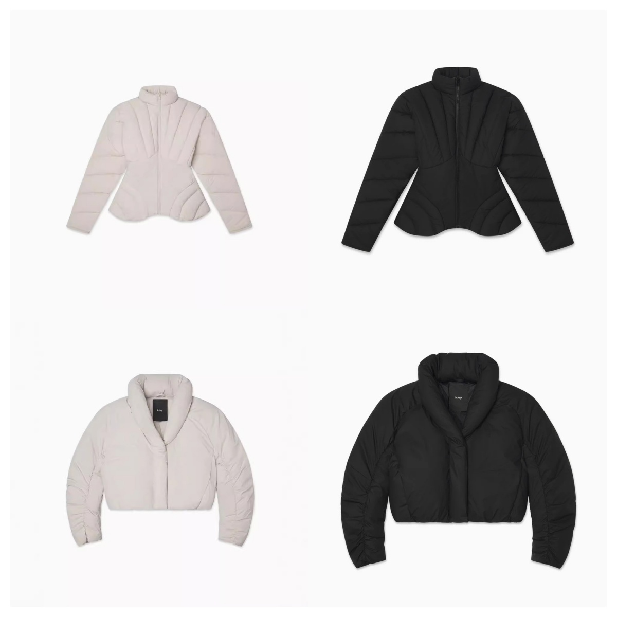 Designer Women's Down Kylie Same Style - KHY Zip Silhouette Cotton Winter Jacket Women coat Thickened Warm Bread Clothing puffer jacket women