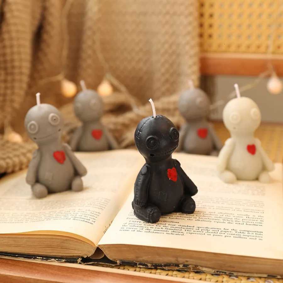 1 pc Halloween horror doll scented candle handmade smokeless soy wax candle Halloween giftHalloween home decoration ornaments C251015