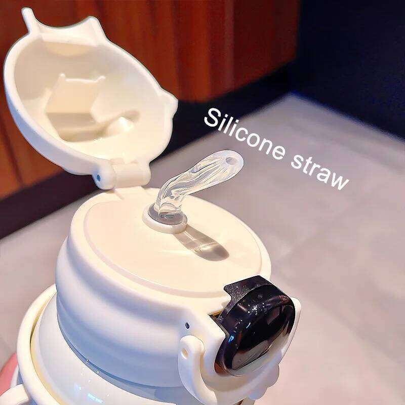 Ml Stainless Steel Thermal Water Bottle For Kids Cartoon Children Thermos Mug With Straw Leak Proof Insulated Cup Drinkware High Quality W260226