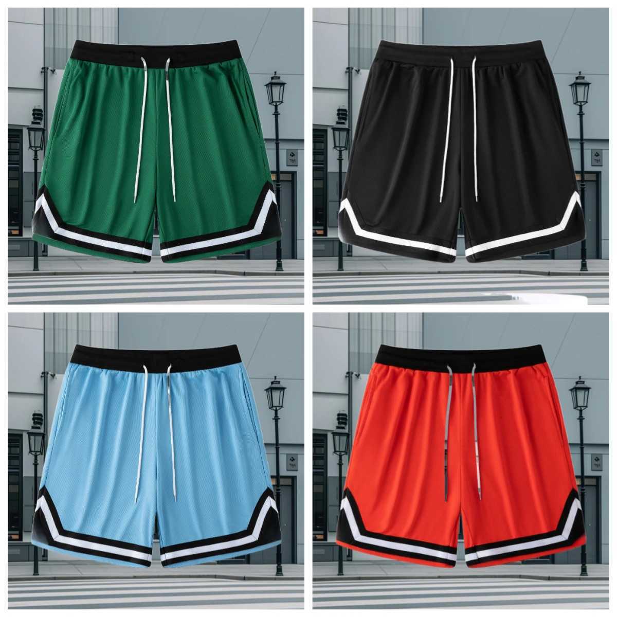 2526 Summer New Mens Sports Fitness Shorts Men Basketball Game Training Running Casual Loose QuickDrying FivePoint PantsT251015