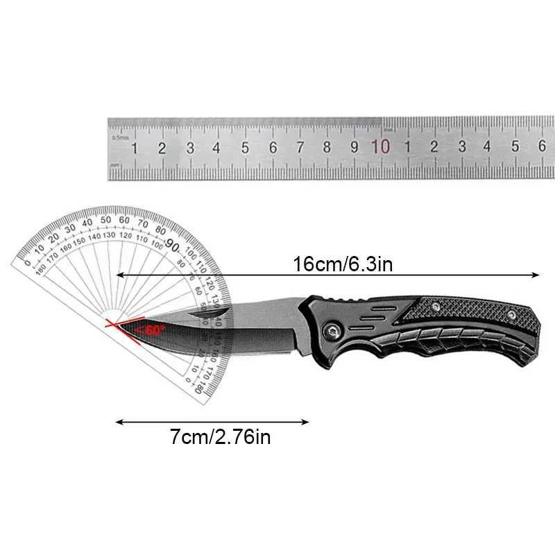 Stainless Steel Outdoor Camping Survival Knife Stainless Steel Folding Knife Multifunctional Pocket Knives Knives Cutter H251015