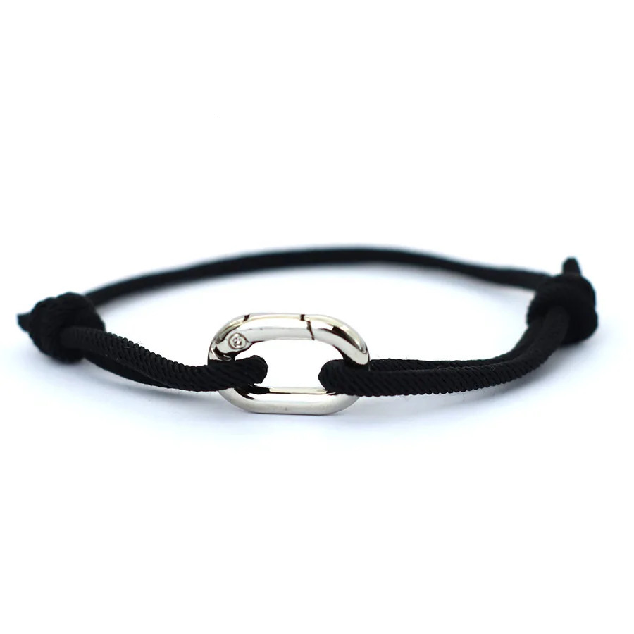 Minimalist Milan Rope Bracelet Men Women Silding Adjustable Silver Color Detachable Buckle Luck Red Thread Couple Leisure Joias 251015