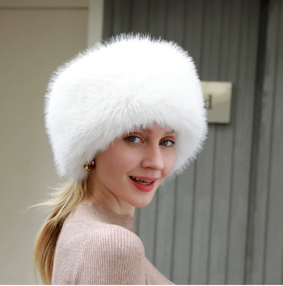 Wide Brim Hats Bucket Winter Fluffy Faux Fur Hat Y2K Thick Warm Plush Fashion Cold Proof Fisherman Cap Outdoor Ear Protection 231121