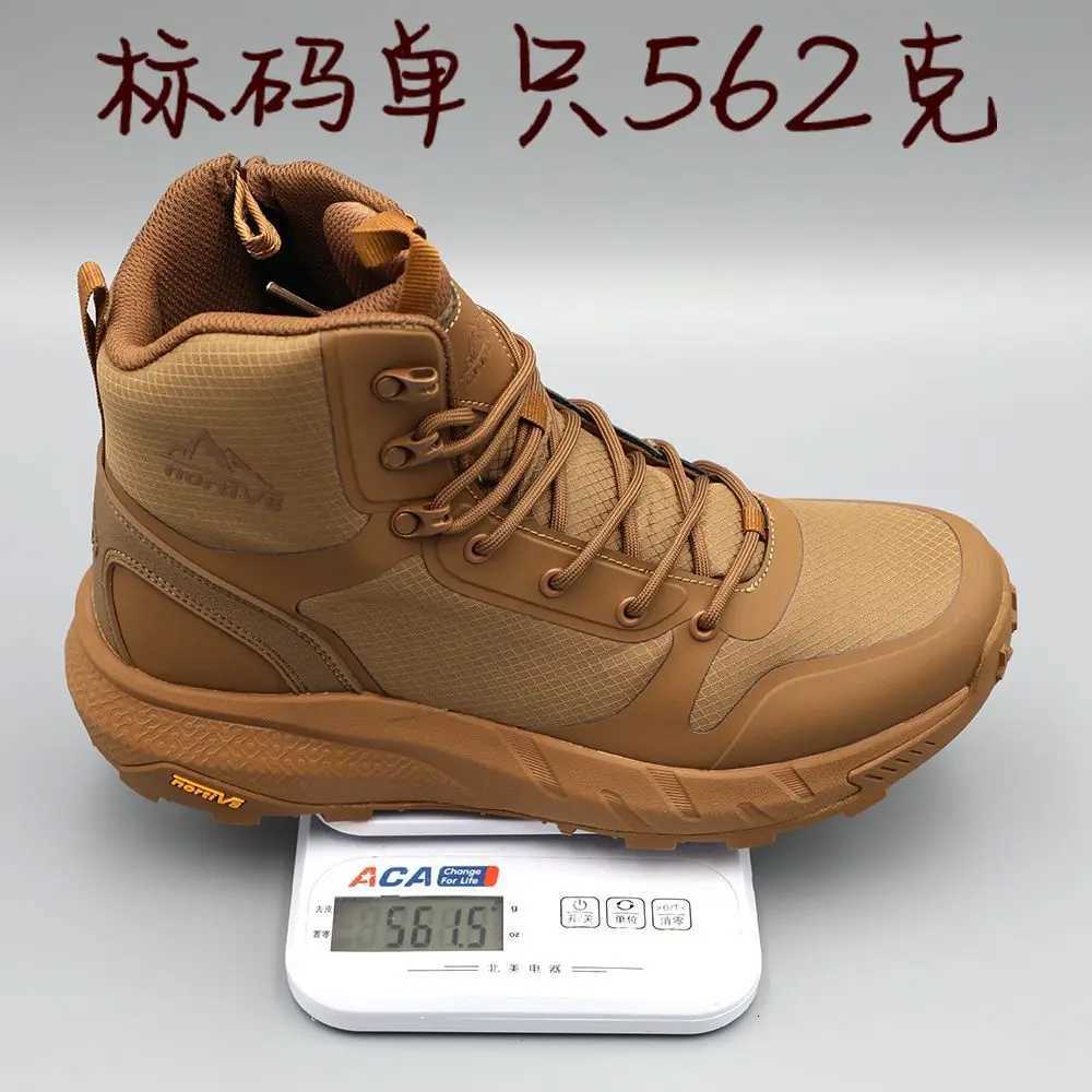 Fashion waterproof hiking shoes Outdoor hightop tactical military boots Antislip mens sneakers Walking shoes Mens Wome Y251015