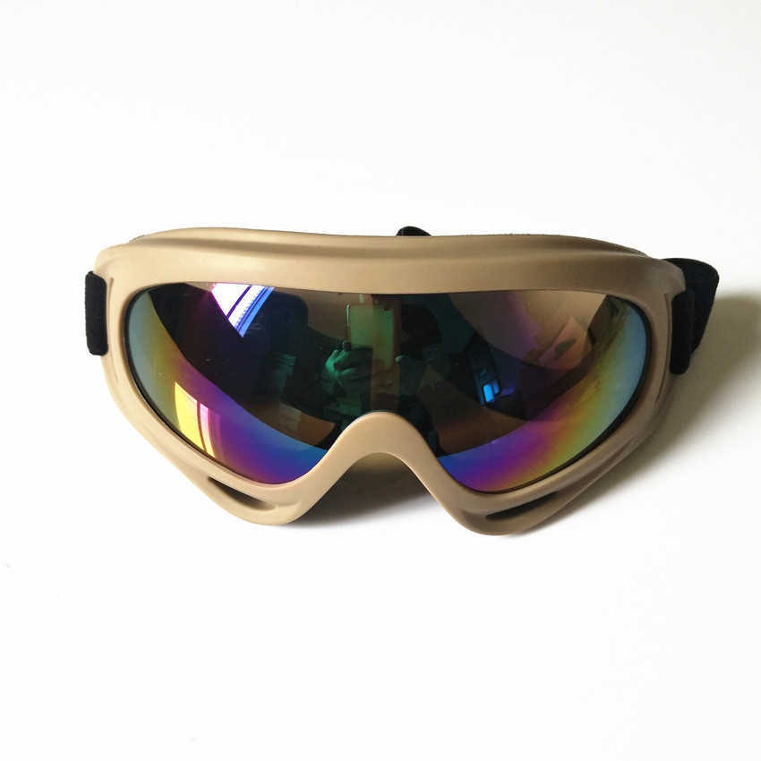 Colorful Outdoor Sports Riding Glasses Motorcycle Windproof Goggles X400 Windproof Glasses Mountaineering Skiing Glasses H251015