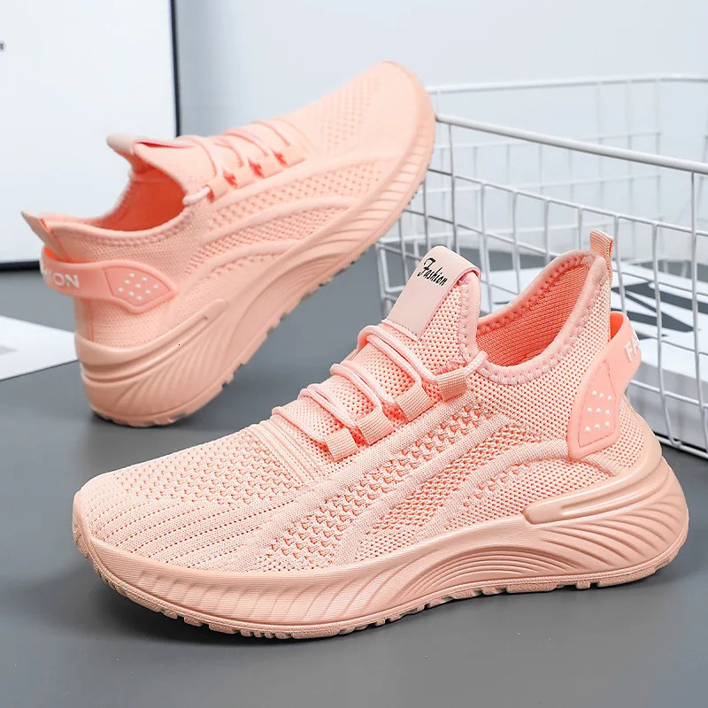 Womens Summer Running Shoes with Soft Cushioned Sole Breathable Athletic Shoes Sport Tennis Sneakers for Gym Training Walking 251013