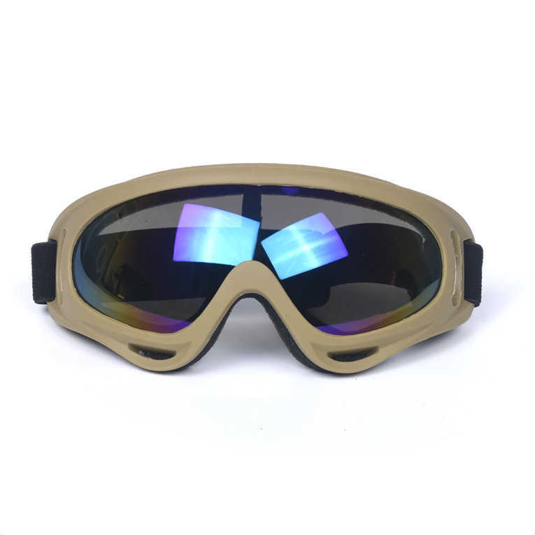X400 Glasses Color Frame Multicolor Ski Glasses Motorcycle Goggles Labor Protection Goggles Adult Goggles H251015