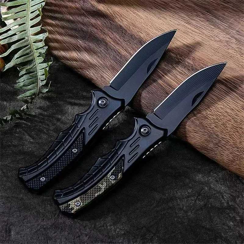 Stainless Steel Outdoor Camping Survival Knife Stainless Steel Folding Knife Multifunctional Pocket Knives Knives Cutter H251015