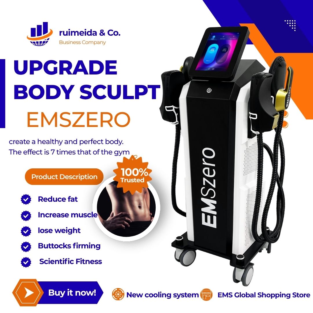 EMS Body Slimming and Contouring Machine EMSZERO 15Tesla 6500W HI-emt Fat Burning Tighten Skin Build Abs Beauty Salon Professional Equipment