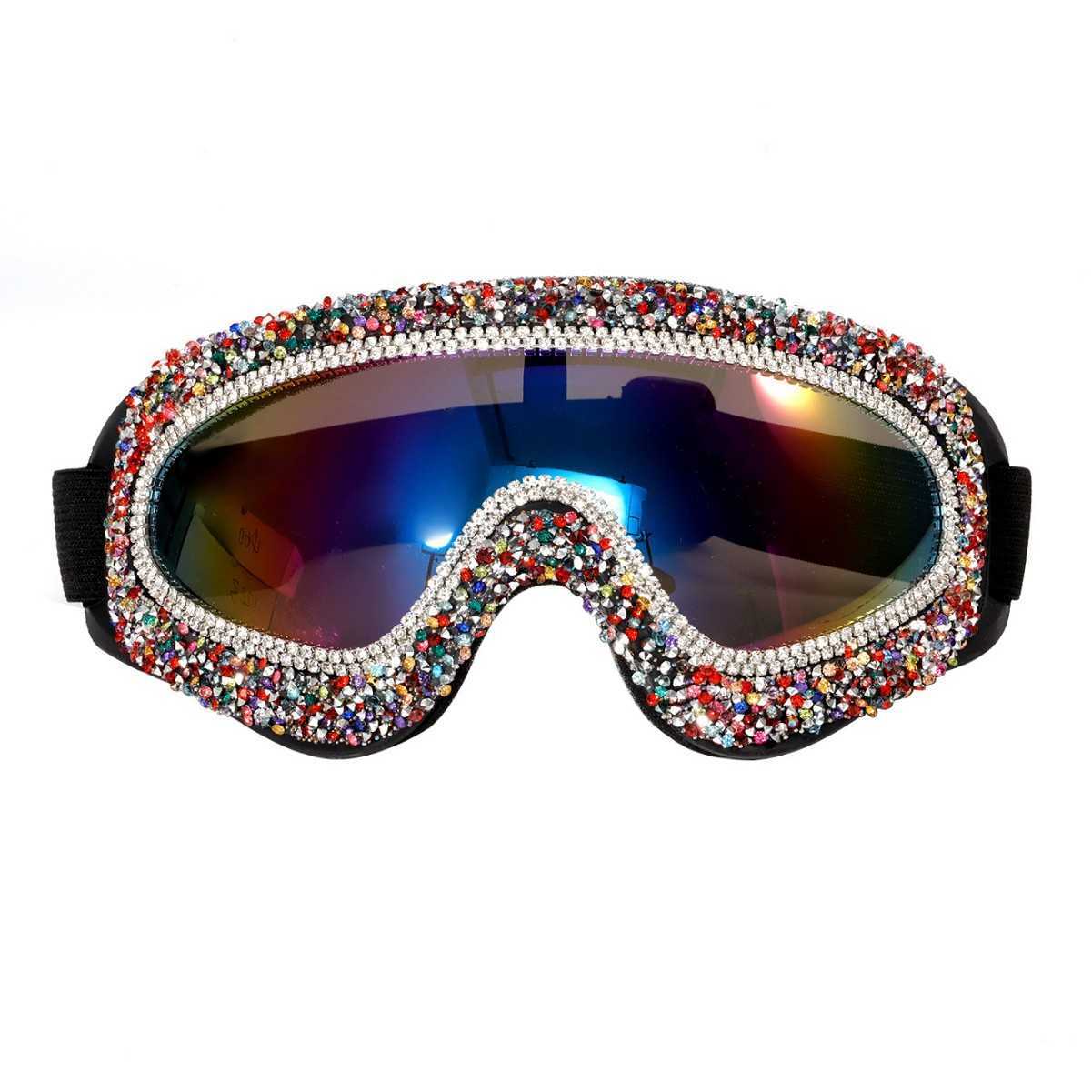 Outdoor Sports Cycling Sunglasses Large Frame Personality Dazzling Windproof Sunglasses H251015