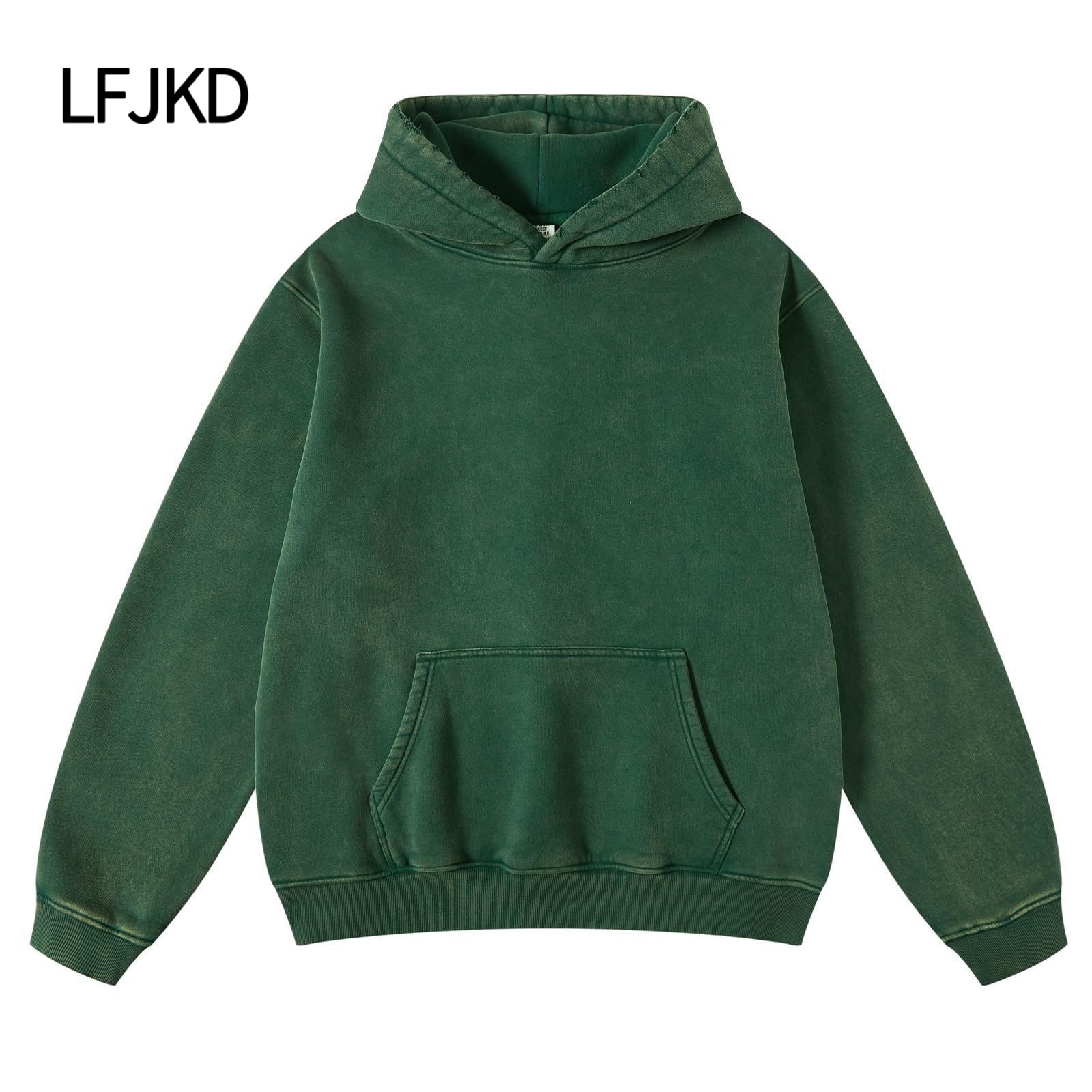 K2307 Premium Fleece-Lined Long Sleeve T-Shirt, 300g Heavyweight Fabric for Unmatched Comfort