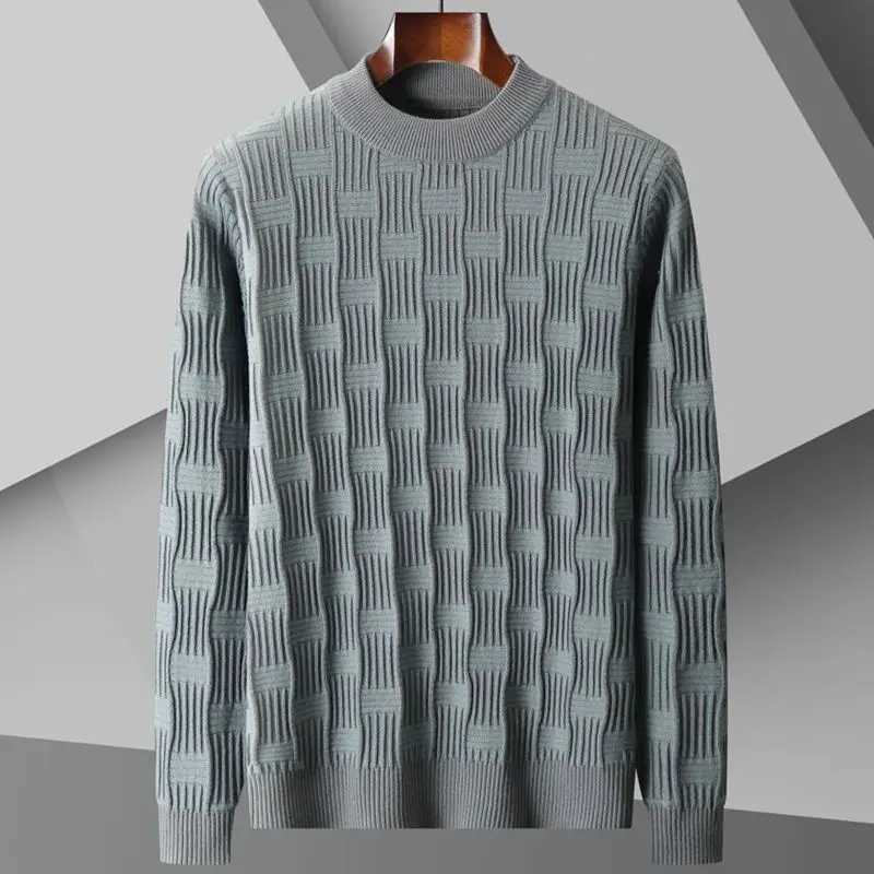 8XL 7XL 6XL 2023 New Fall Winter High End Turtleneck Sweater Men Soft Warm Mens Christmas Sweaters Casual Cashmere Pullover Man J251015