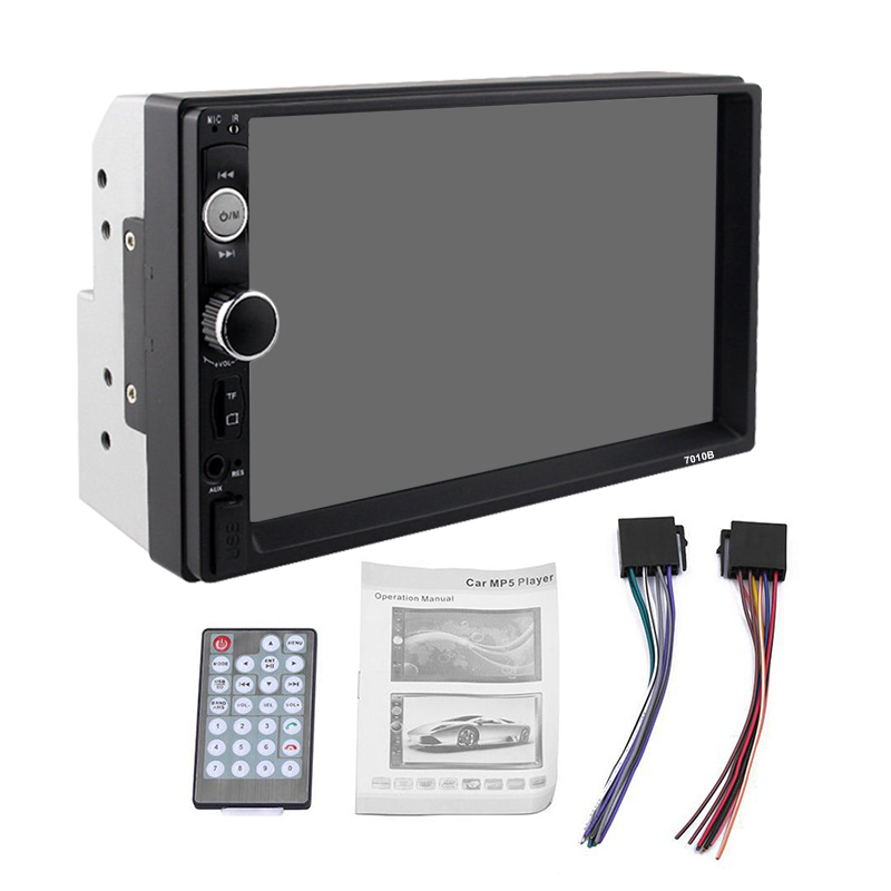 Universal 2 Din Car Radio 7" Touch Screen Multimedia Player Car Player Auto Universal MP5 Player Auto Audio USB TF Bluetooth With Rearview Camera