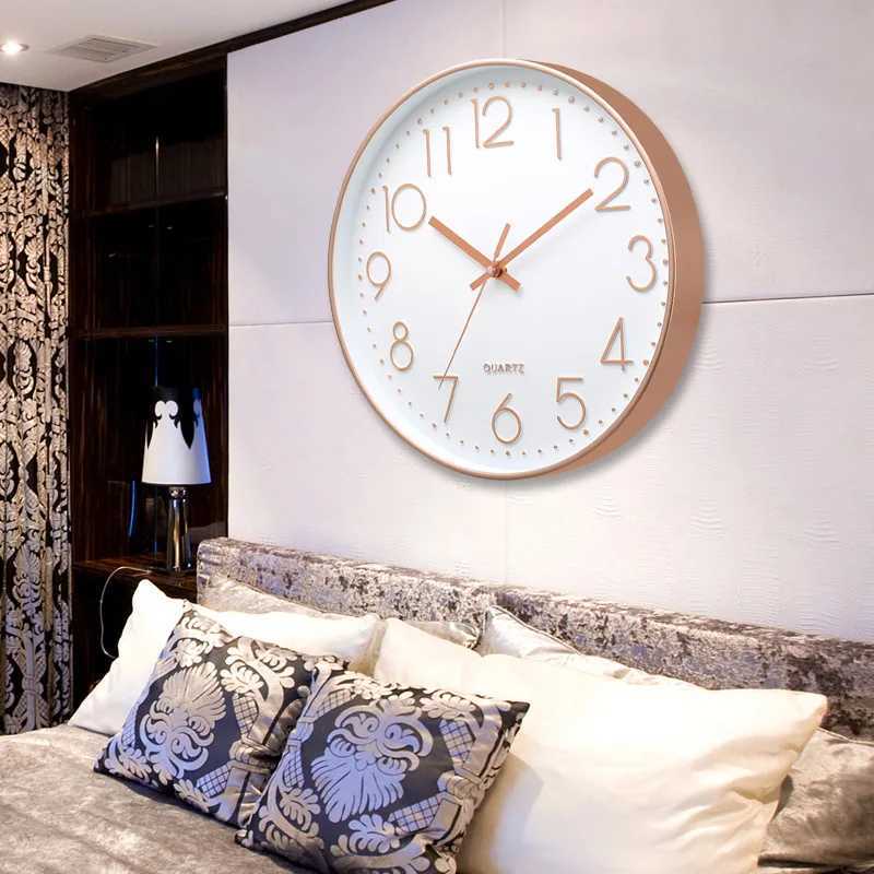 8 Inch Wall Clock Silent NonTicking Decorative Clock for School Office room Bedroom Kitchen Living Room Decor C251015