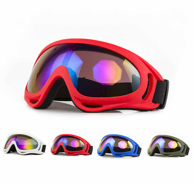 X400 Goggles Childrens Cycling Glasses Boys and Girls Speed Skating Roller Skating Windproof Sand Pollen Windshield Goggles Lenses H251015