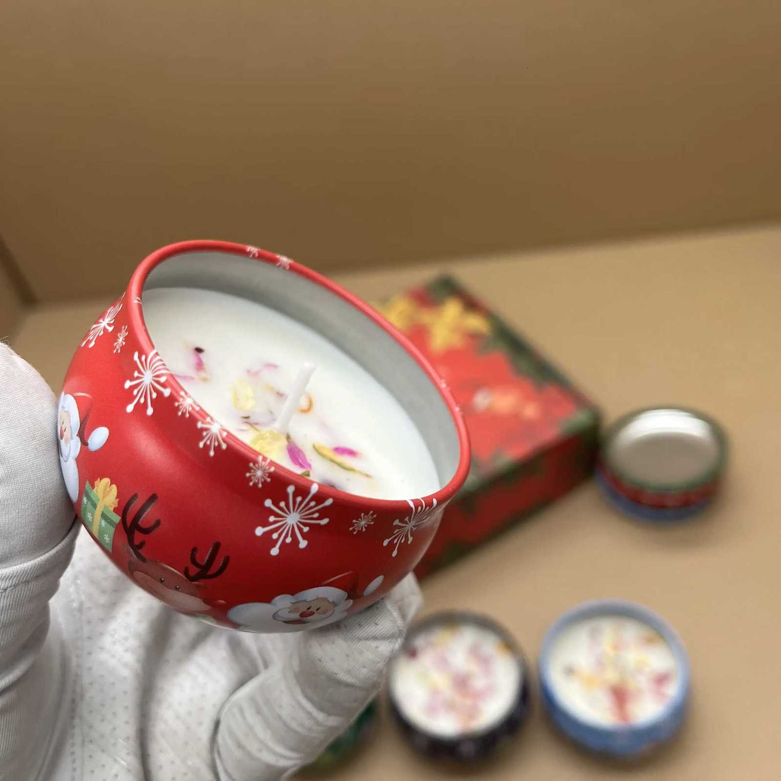 Best Christmas Gift Soy Wax Creative Nordic Home Fragrance Aromatherapy Candle Scented Candle C251015