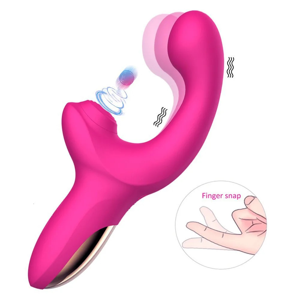 3 in 1 Sucking Vibrator Clitoral G Spot Stimulation Adult Sex Toys for Women Vibrating Finger Massager with Suction Vibration 251011