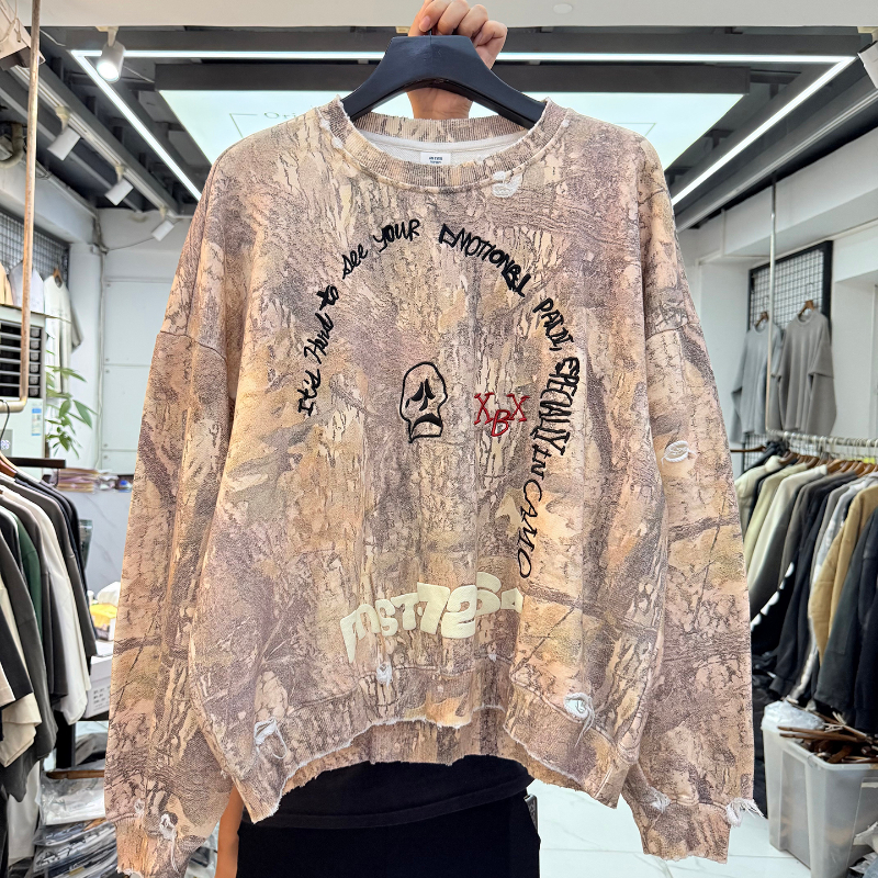 Real Photos Print Men's Plus Size Hoodies & Sweatshirts