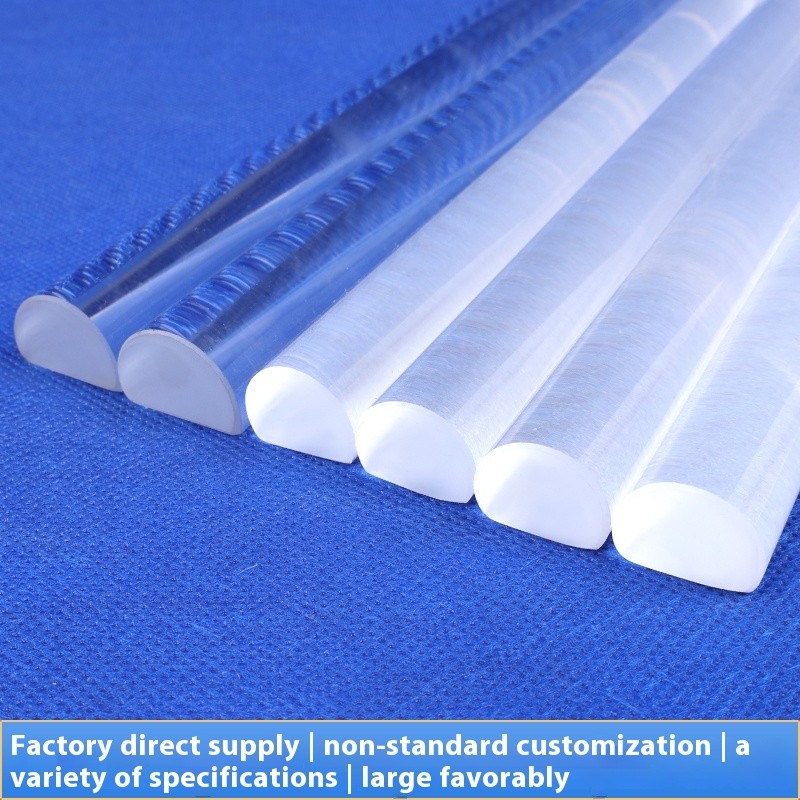 Wholesale custom quartz semi-circular rods, quartz beakers, quartz tubes, optical lenses, and bulk customization of laboratory quartz chemical tools