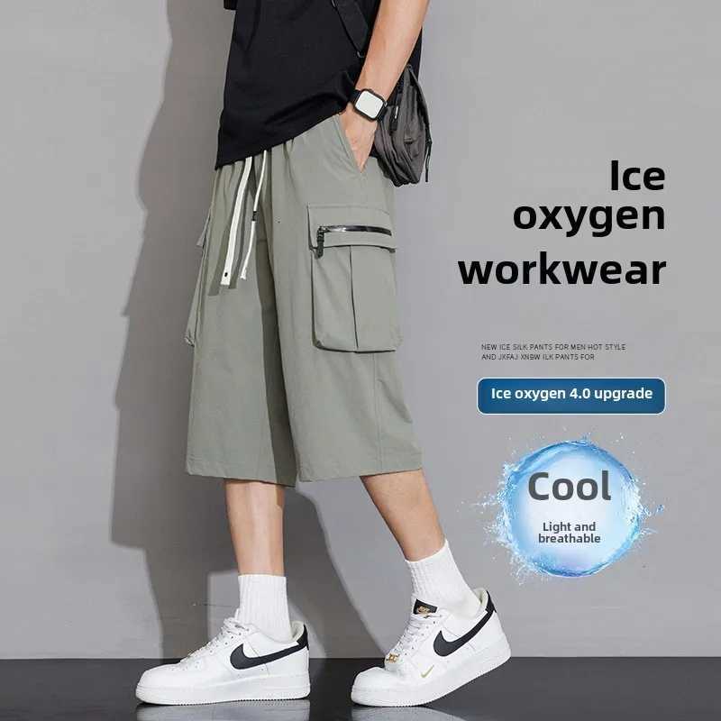 Summer Thin Style Loose Casual Sports Cropped Pants Summer Man Shorts Cargo Shortfitting Men Shorts Free Shipping CargoshortsT251015