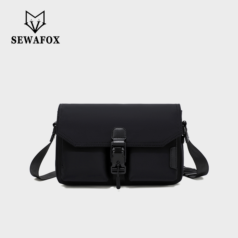 Sewafox Men Crossbody Bag Outdoor Leisure Shoulder Bag Lightweight and Portable Messenger Bag Adjustable Shoulder Strap Suitable for Everyday Carrying
