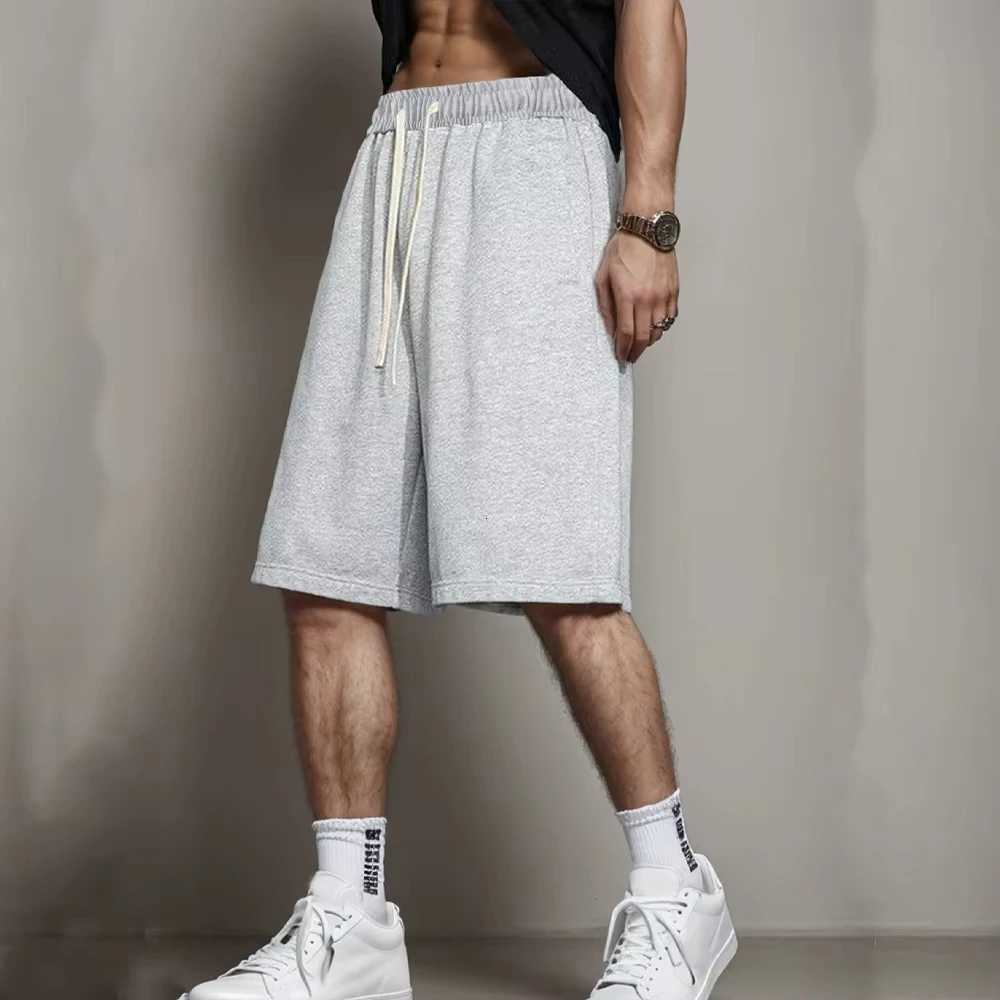 Summer sports pure cotton shorts mens casual fitness walking shorts breathable and comfortable basketball shorts streetwearT251015