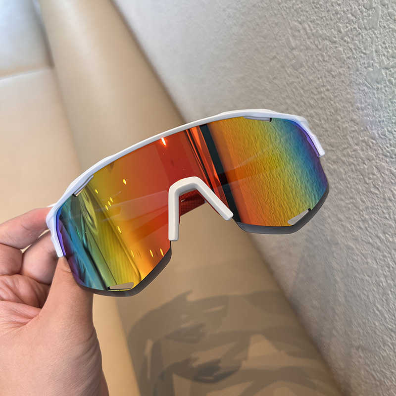 Outdoor Sports Cycling Glasses Sunglasses for Men Fashion Colorful Goggles Mountain Bike Windproof Glasses Trendy for Women H251015