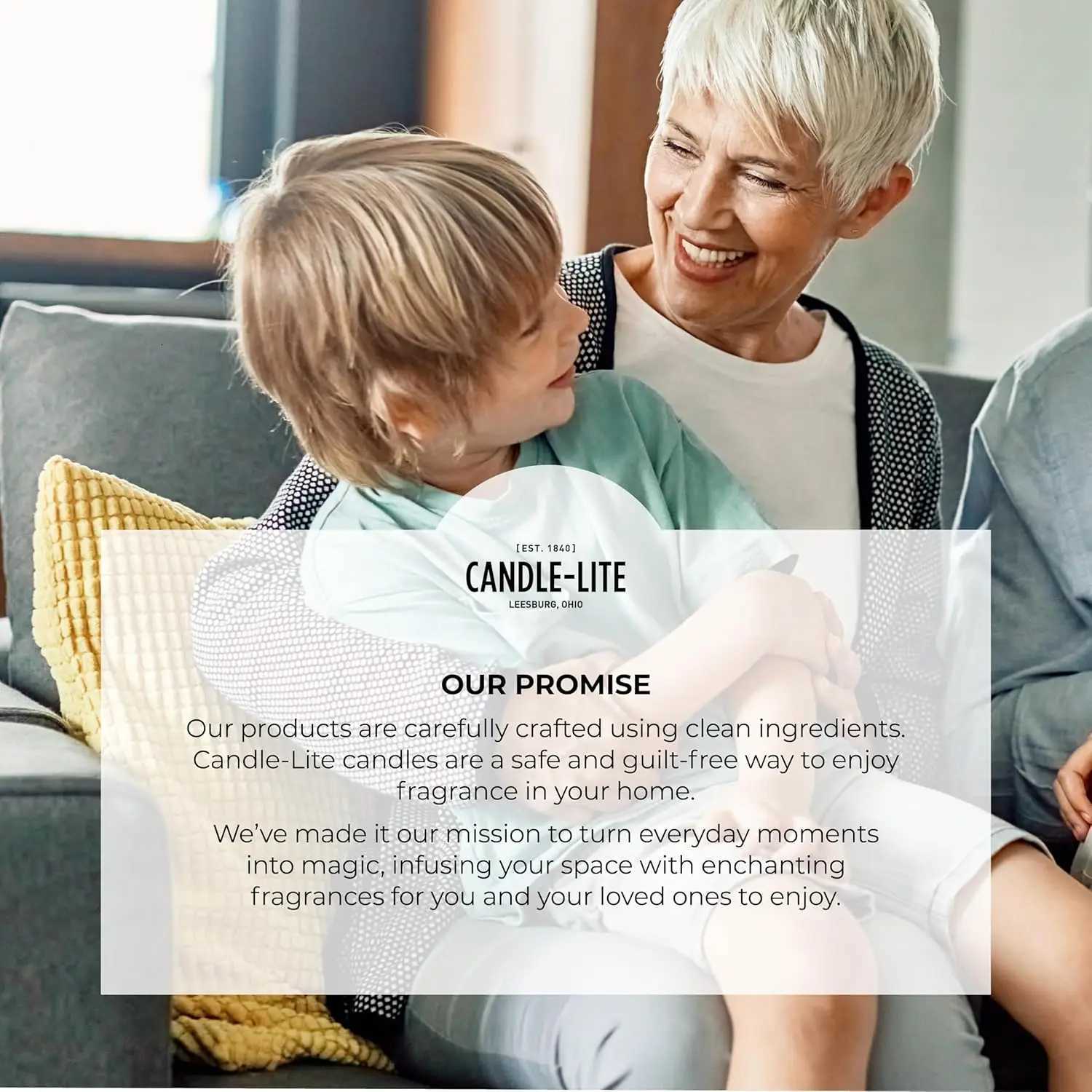 CandleLite Scented Sunlit Mandarin Berry Fragrance One 18 oz Single Aromatherapy Candle with 110 Hours of Burn Time Ora C251015