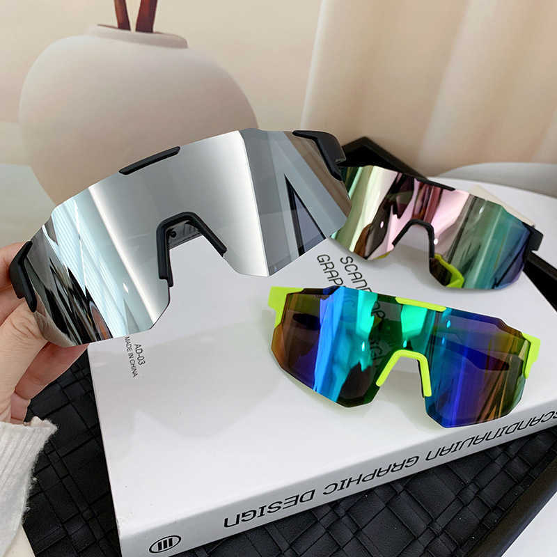 New Colorful Cycling Mountaineering Sports Sunglasses Cycling Windproof Goggles Ski Goggles Driving Uv Protection Sunglasses H251015