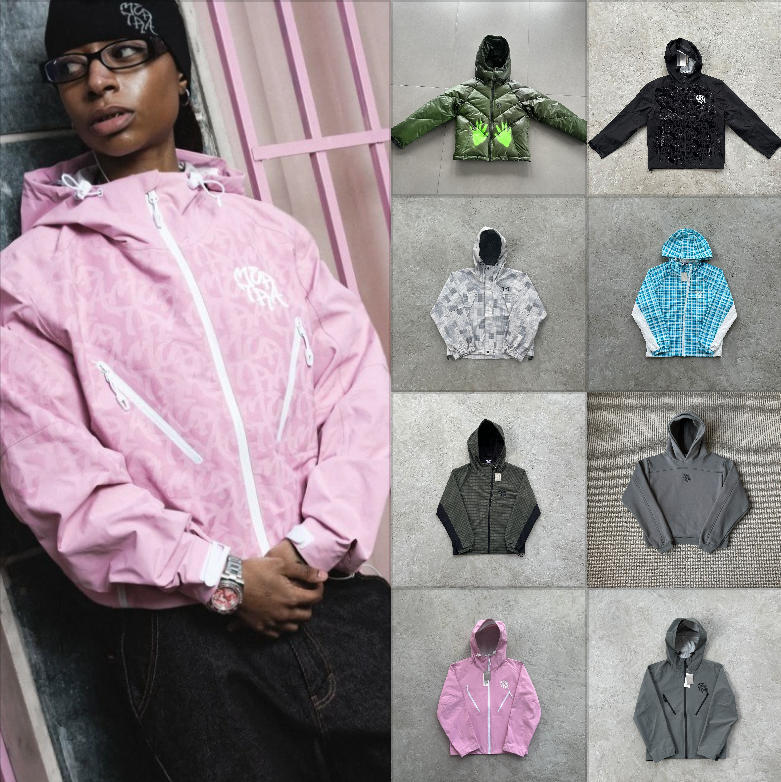 Mertra Men's Soft Shell Waterproof Reflective Jacket Outdoor Jackets For Men Women Casual Hooded Windbreaker Zipper Coats