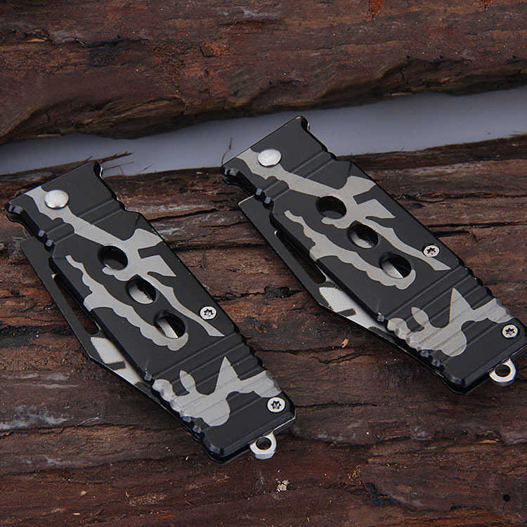 New Outdoor Camouflage Folding Knife Congsen Knife Camping Survival Fruit Knife Camping Essential H251015