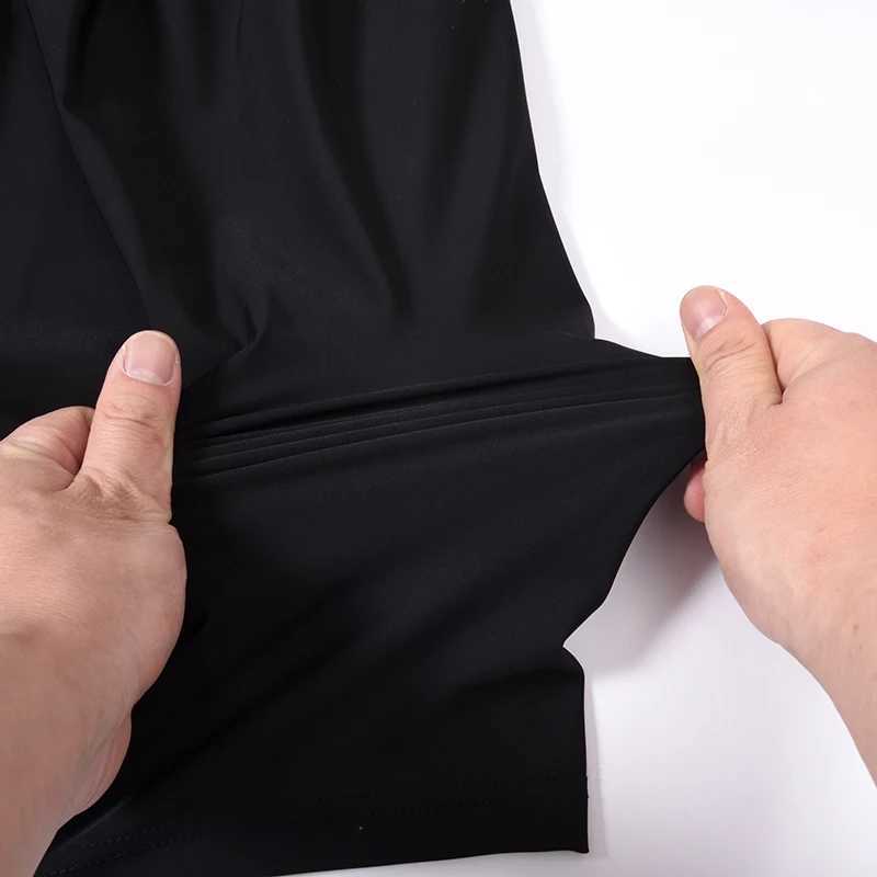 Summer Shorts Gym Fitness Men Plus Size Casual Shorts 6XL 7XL 8XL Big Size Shorts Men Ice Silk Stretchy Beach Shorts BreathableT251015