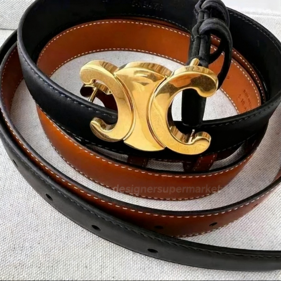 luxury designer belt for women designer belts womans ceinture luxe cintura Bronze buckle Genuine Leather