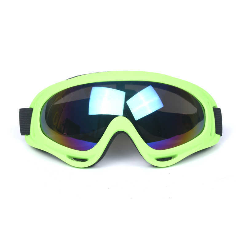 X400 Glasses Color Frame Multicolor Ski Glasses Motorcycle Goggles Labor Protection Goggles Adult Goggles H251015