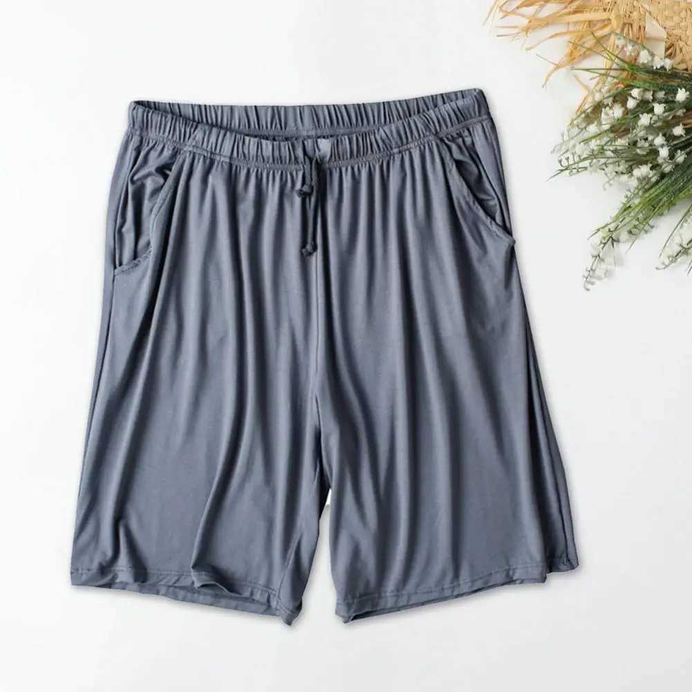 Men Silky Shorts Modal Summer Men Pajama Shorts Stay Cool Comfortable Men Shorts Allmatch Drawstring Shorts Men AccessoriesT251015