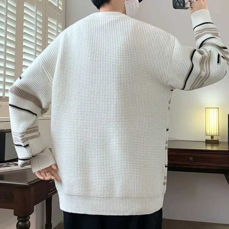 Knitted Sweaters for Men Crewneck Knitwear New In Round Collar Autumnr and Winter Pullover Man Sweatshirt Top Cheap Streetwear J251015