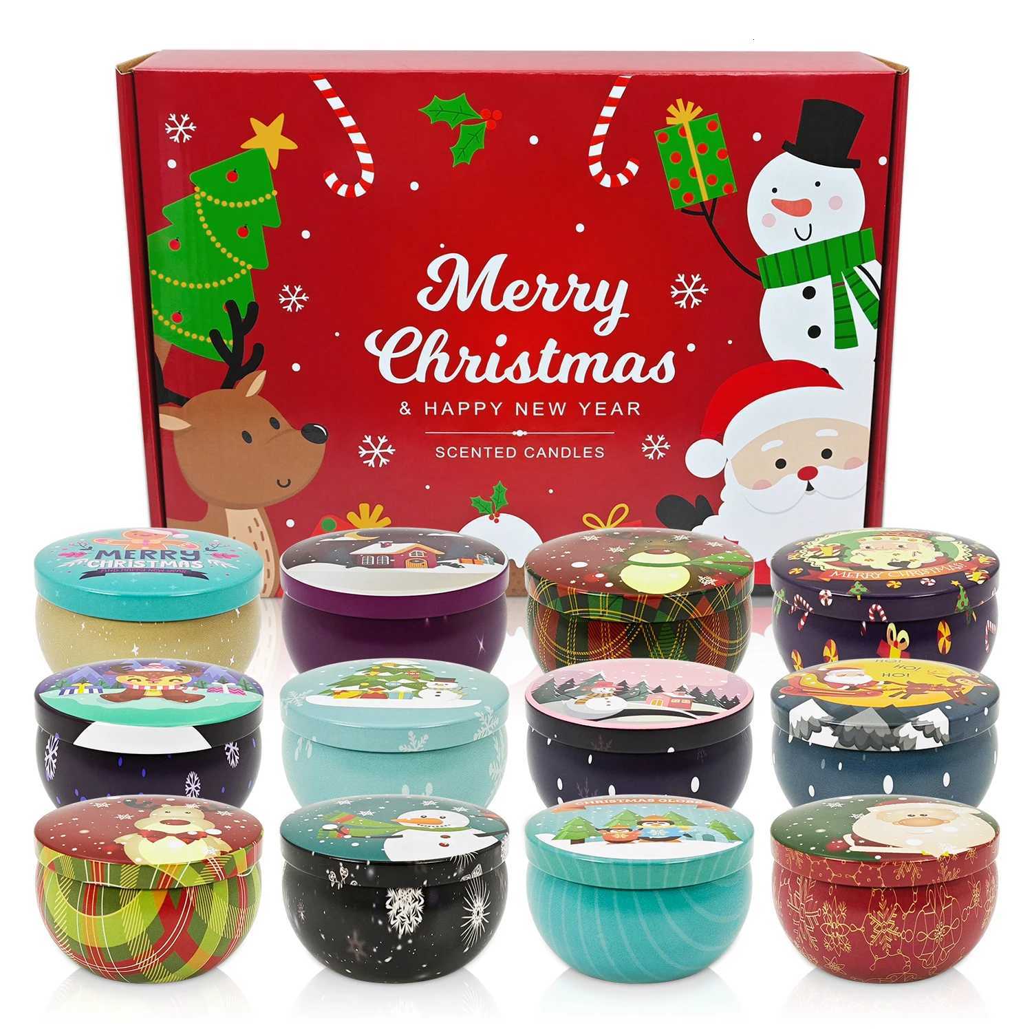 612packs of scented candles Christmas candles 25 ounces about 709 grams scented candles Christmas gifts gifts C251015