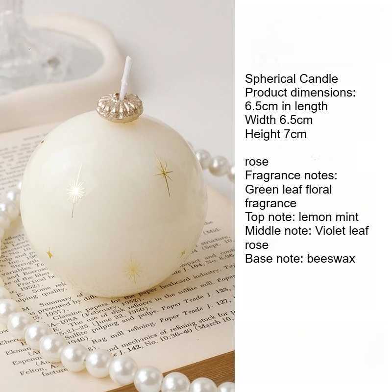 Christmas Ball Shaped Decorative Atmosphere Lantern Aromatherapy Shaped Candle Spherical Aromatherapy Candle C251015