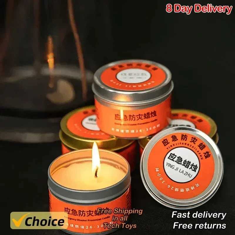Disaster Prevention Emergency Power Outage Lighting Lights Household Outdoor Waterproof Windproof Odorless Candle Lights Heating C251015
